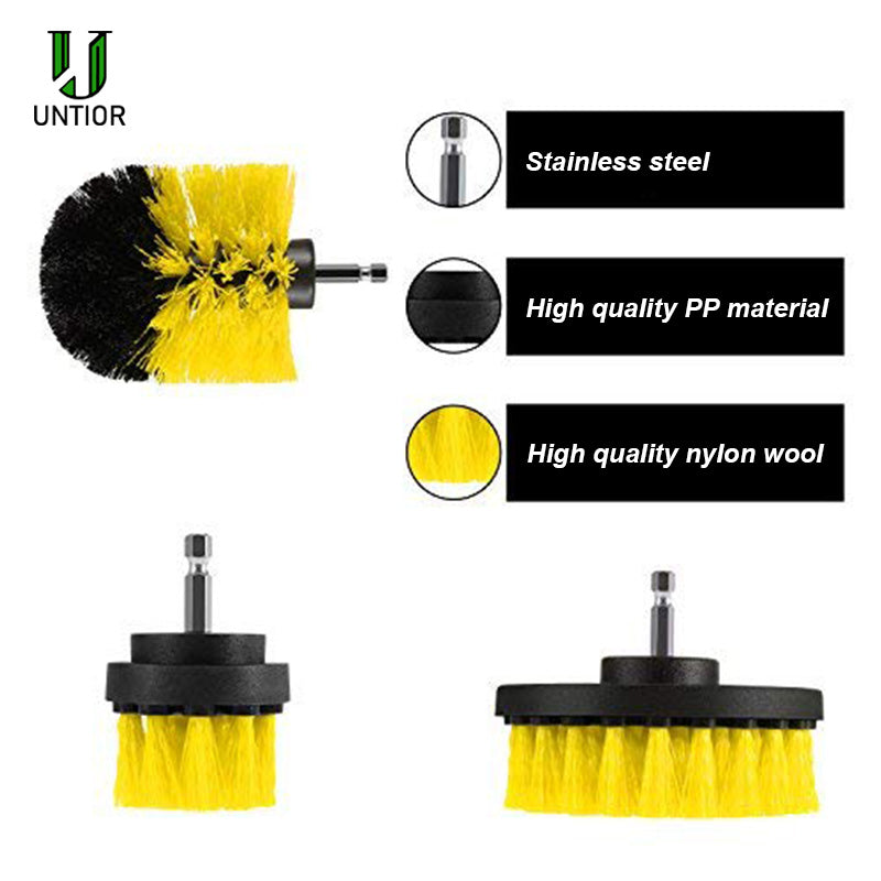 💓（Christmas Sale 50% Off）🎅3-Piece Drill Brush Attachment Set